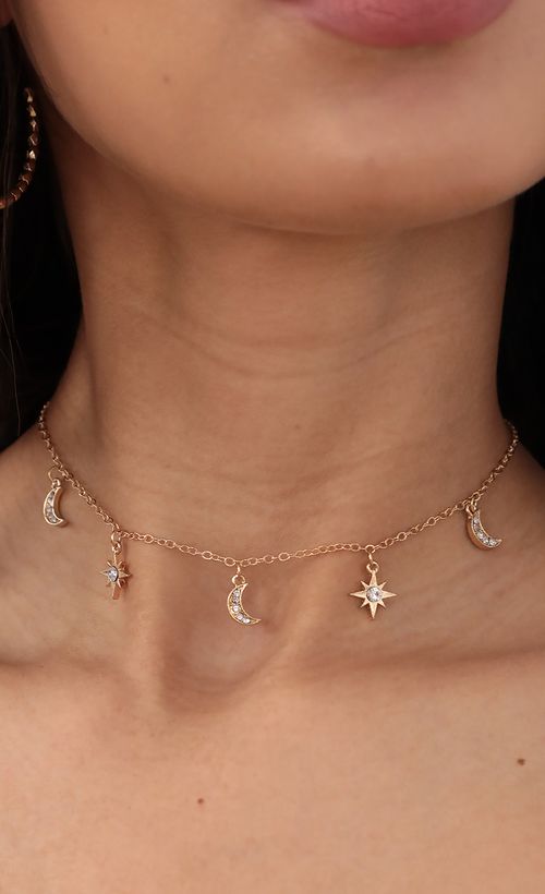 Picture Star and Moon Charm Choker Set. Source: https://media.lucyinthesky.com/data/Apr21_1/500xAUTO/AT2A2423.JPG