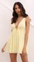 Picture Svana Plunge A-line Dress in Light Yellow Crinkle. Source: https://media.lucyinthesky.com/data/Apr21_1/50x90/1V9A4957.JPG