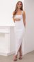 Picture Adriana Ruched Cutout Maxi in White. Source: https://media.lucyinthesky.com/data/Apr21_1/50x90/1V9A5920.JPG