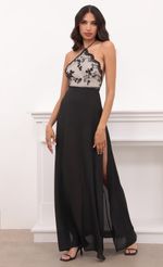 Picture Coralynn Halter Lace Dress in Black. Source: https://media.lucyinthesky.com/data/Apr21_2/150xAUTO/1V9A8526.JPG