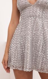 Picture thumb Vivia Sequin Lace Dress In Silver. Source: https://media.lucyinthesky.com/data/Apr21_2/170xAUTO/1V9A4095.JPG