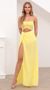 Picture Janice Cutout Maxi Dress in Yellow Lace. Source: https://media.lucyinthesky.com/data/Apr21_2/50x90/1V9A3241.JPG