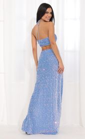 Picture thumb Jamie Halter Sequin Maxi Dress in Blue. Source: https://media.lucyinthesky.com/data/Apr22_1/170xAUTO/1V9A2759.JPG