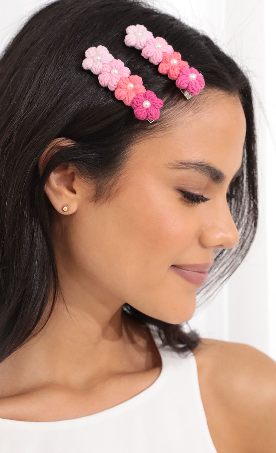 Spring Crush Hair Clip in Pink