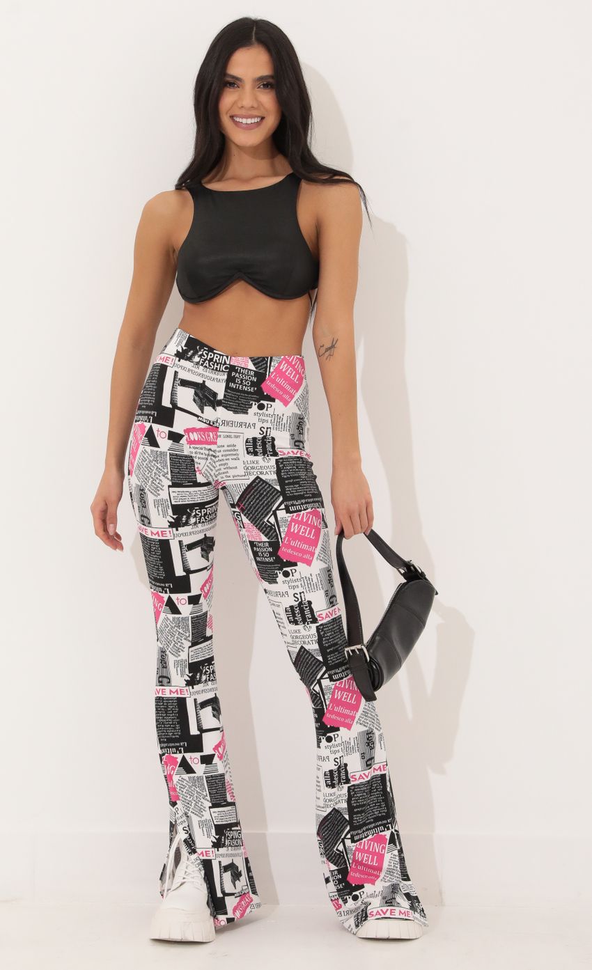 Picture Oaklynn Pant in White Newsprint. Source: https://media.lucyinthesky.com/data/Apr22_1/850xAUTO/1V9A3014.JPG