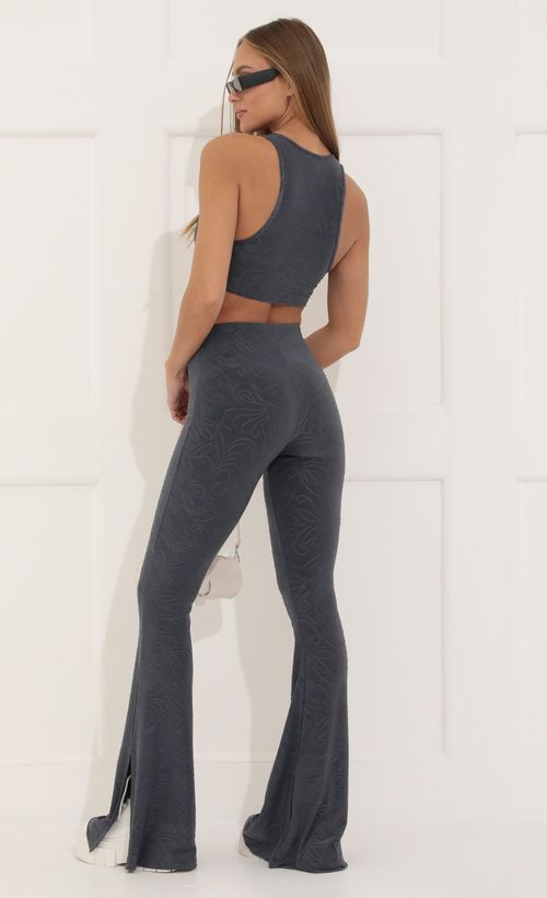 Picture Jeanette Cutout Two Piece Set in Grey. Source: https://media.lucyinthesky.com/data/Apr22_2/500xAUTO/1V9A6892.JPG