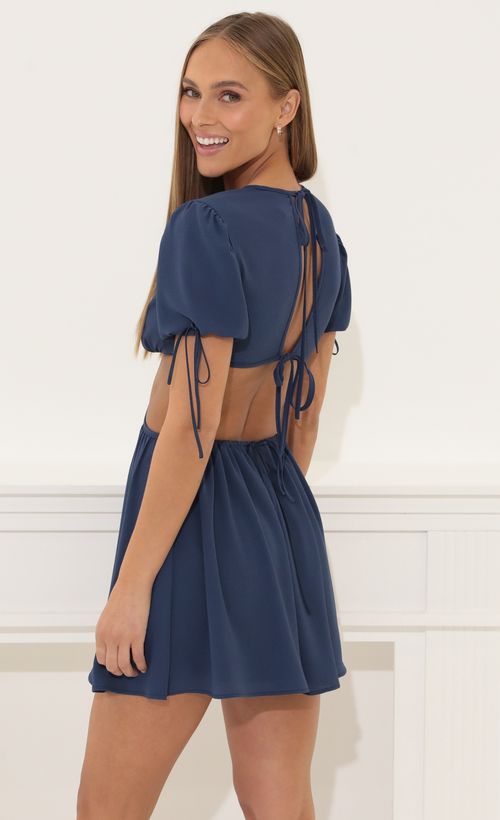 Picture Kilan Cutout Dress in Navy. Source: https://media.lucyinthesky.com/data/Apr22_2/500xAUTO/1V9A9425.JPG