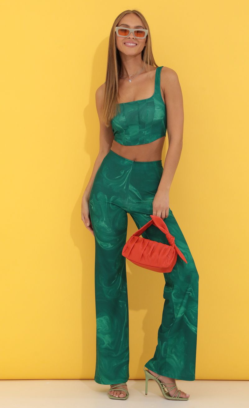 Picture Zenni Two Piece Set in Green Swirl Multi. Source: https://media.lucyinthesky.com/data/Apr22_2/800xAUTO/1V9A4279.JPG