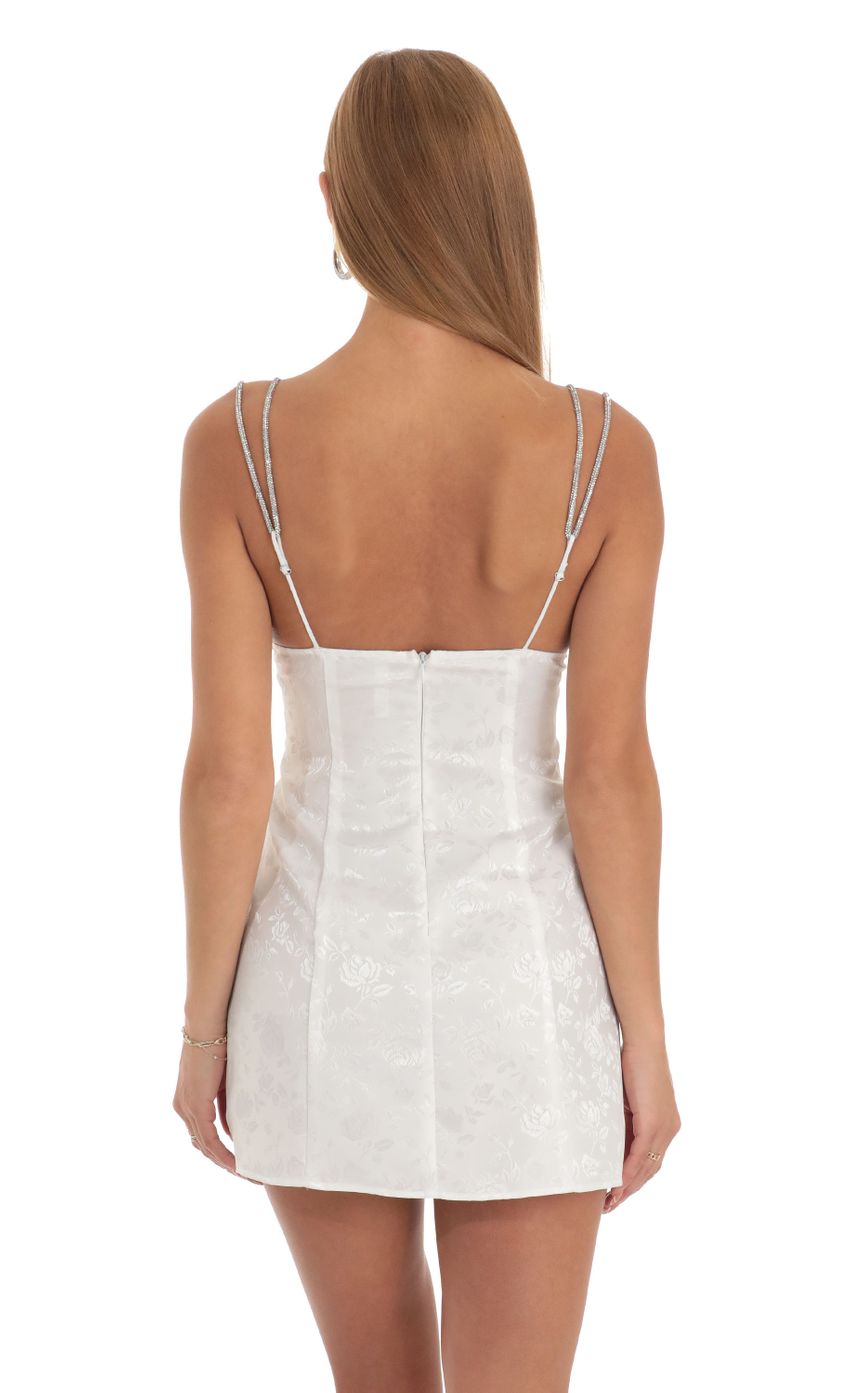 Picture Arrietty Rhinestone Jacquard Dress in White. Source: https://media.lucyinthesky.com/data/Apr23/850xAUTO/09f4e574-028f-48cd-bdf9-2bd3a13cba2b.jpg