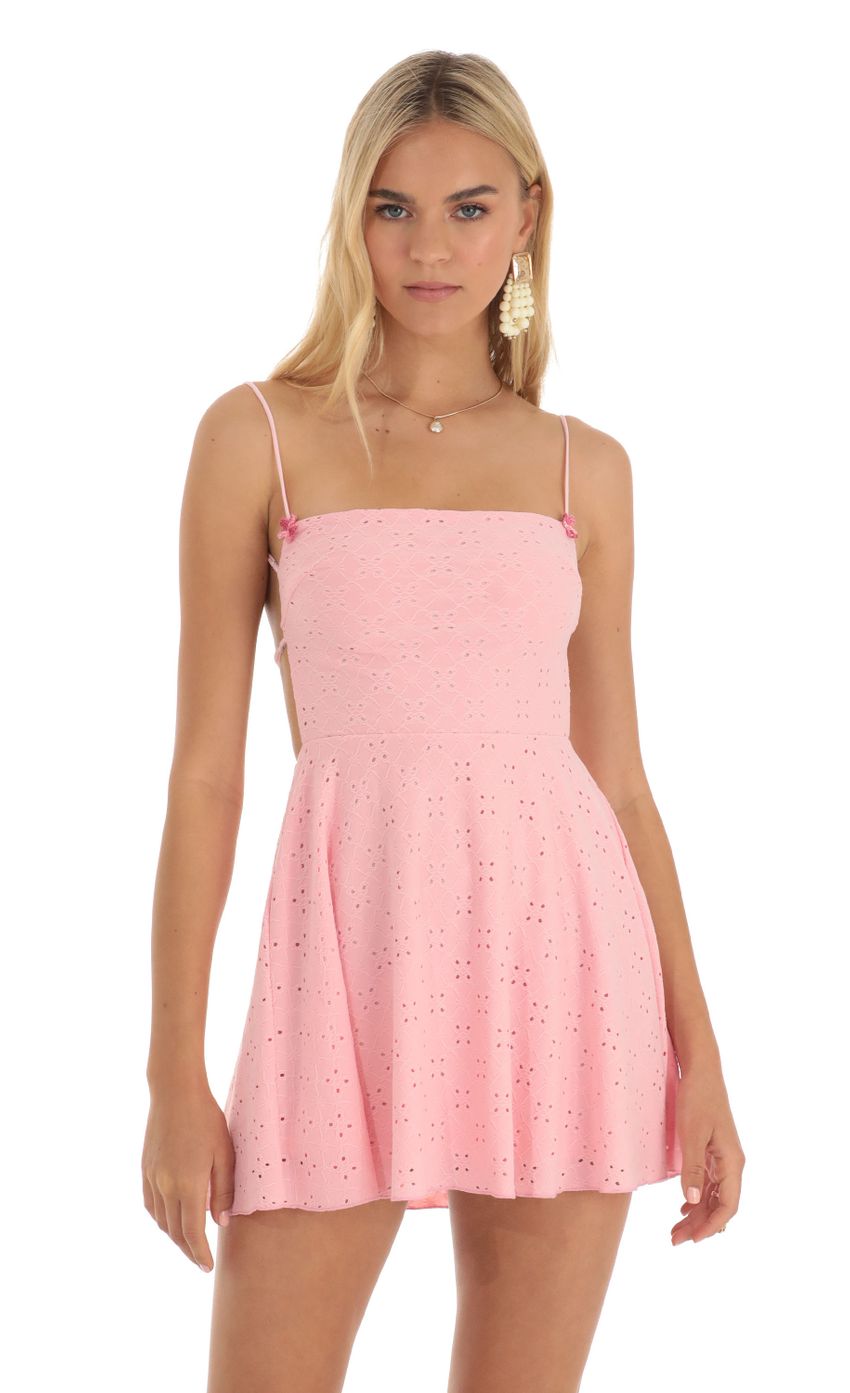 Picture Vanna Floral A Line Dress in Pink. Source: https://media.lucyinthesky.com/data/Apr23/850xAUTO/479e9740-3d6a-4af0-92fb-2308e5bc37a7.jpg