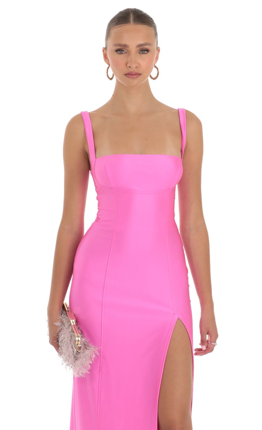 Picture Zaynab Maxi Dress in Hot Pink. Source: https://media.lucyinthesky.com/data/Apr23/850xAUTO/5841767c-14a4-4fe5-b54f-7c874d4b6ada.jpg