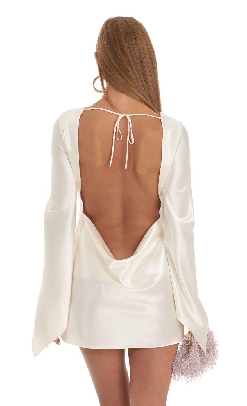 Picture Destina Long Sleeve Dress in Ivory. Source: https://media.lucyinthesky.com/data/Apr23/850xAUTO/cde335e4-1089-435a-9fcc-a8a7f3619b91.jpg