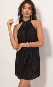 Picture thumb Midnight Satin Halter Dress in Black. Source: https://media.lucyinthesky.com/data/Aug19_1/170xAUTO/781A4386.JPG