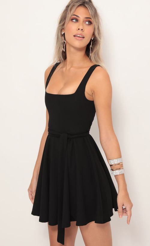 Picture Key West A-line Dress in Black. Source: https://media.lucyinthesky.com/data/Aug19_1/500xAUTO/781A5171.JPG