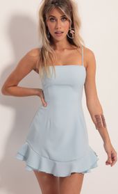 Picture thumb Aubrey Ruffle Dress In Light Blue. Source: https://media.lucyinthesky.com/data/Aug19_2/170xAUTO/781A7105.JPG