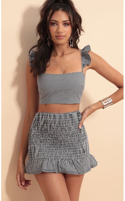 Skirts > Heartbreaker Gingham Smock Set