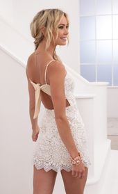 Picture thumb Lucia Lace Dress in White and Beige. Source: https://media.lucyinthesky.com/data/Aug20_1/170xAUTO/781A5252.JPG