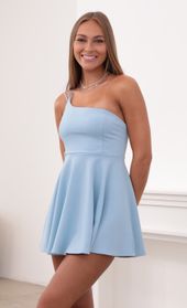Picture thumb Aylah One Shoulder Dress in Baby Blue. Source: https://media.lucyinthesky.com/data/Aug21_1/170xAUTO/1V9A0035.JPG