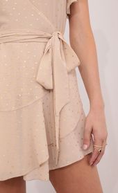 Picture thumb Eliza Wrap Dress in Tan. Source: https://media.lucyinthesky.com/data/Aug21_1/170xAUTO/1V9A1150.JPG