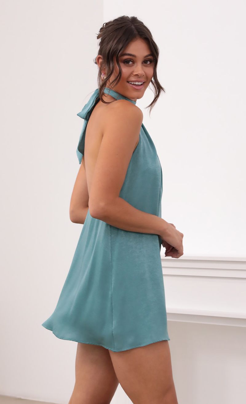 Picture Midnight Halter Dress in Turquoise. Source: https://media.lucyinthesky.com/data/Aug21_1/800xAUTO/1V9A3802.JPG