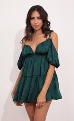 Picture Noelle Baby Doll Dress in Green. Source: https://media.lucyinthesky.com/data/Aug21_2/150xAUTO/1V9A7838.JPG