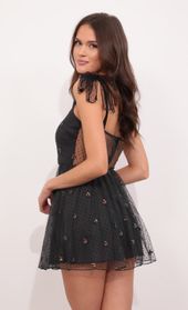 Picture thumb Jacqueline Butterfly Mesh Dress in Black. Source: https://media.lucyinthesky.com/data/Aug21_2/170xAUTO/1V9A2213.JPG