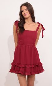 Picture thumb Netty Corset Dress in Burgundy. Source: https://media.lucyinthesky.com/data/Aug21_2/170xAUTO/1V9A85051.JPG