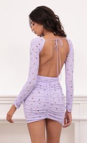 Picture thumb Josie Open Back Floral Dress in Lavender. Source: https://media.lucyinthesky.com/data/Aug21_2/170xAUTO/1V9A9636.JPG