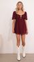 Picture Louisa Baby Doll Dress in Burgundy. Source: https://media.lucyinthesky.com/data/Aug21_2/50x90/1V9A0901.JPG