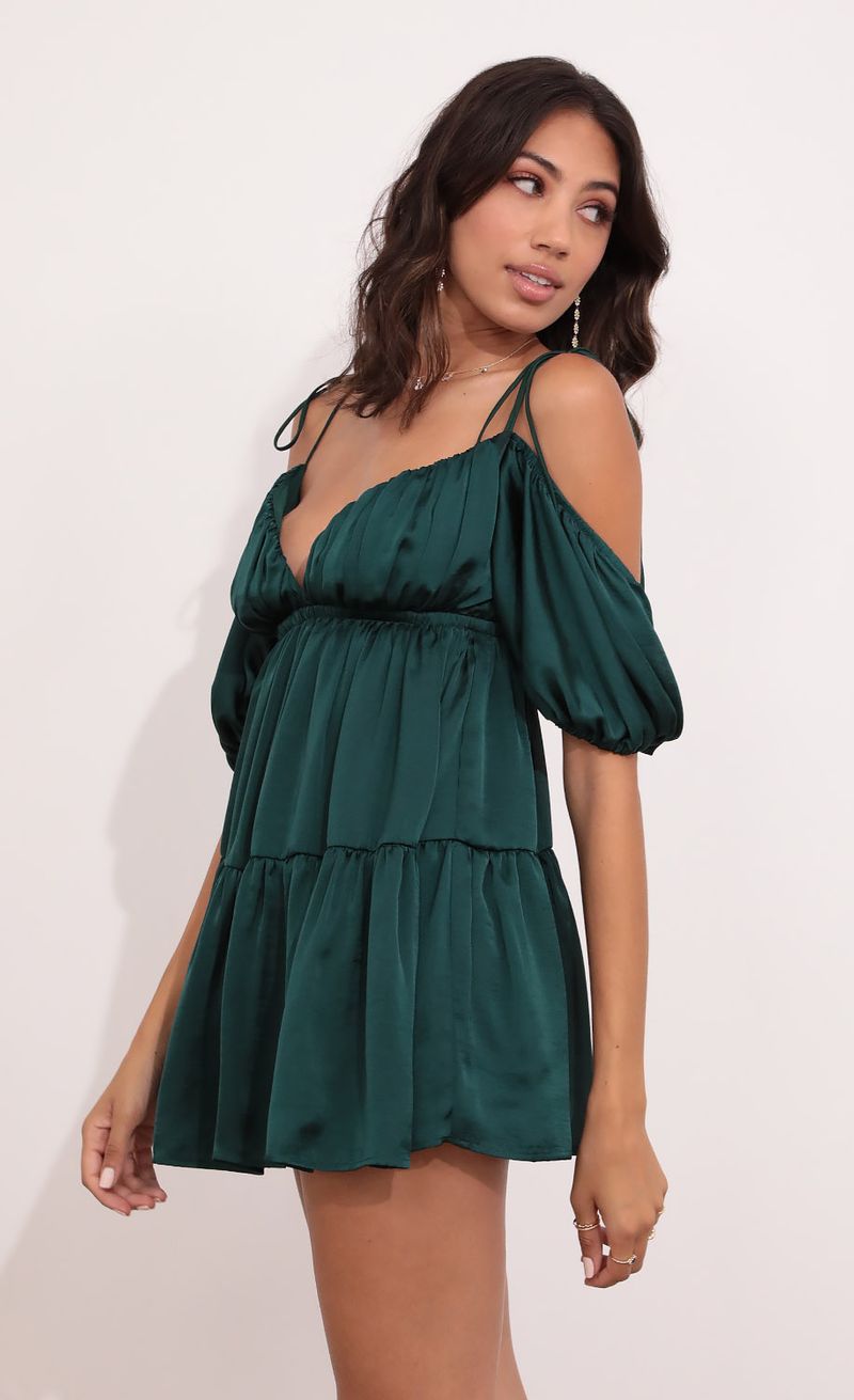 Picture Noelle Baby Doll Dress in Green. Source: https://media.lucyinthesky.com/data/Aug21_2/800xAUTO/1V9A7864.JPG