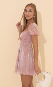 Picture thumb Margie Glitter Puff Sleeve Dress in Mauve. Source: https://media.lucyinthesky.com/data/Aug22/170xAUTO/95ed0ce8-d7a4-48fb-86d0-0ce71afbe8b0.jpg