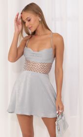 Picture thumb Bradshaw Satin Sequin Cutout Dress in Silver . Source: https://media.lucyinthesky.com/data/Aug22/170xAUTO/d9d32e13-02f0-4f24-a0ed-7cdf44d20196.jpg