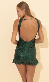 Picture thumb Ophelia Sequin Open Back Ruffle Dress in Green . Source: https://media.lucyinthesky.com/data/Aug22/170xAUTO/ddf24e2a-fae3-4246-a7fa-bbe6ab11f87b.jpg