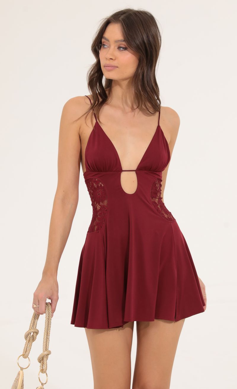 Picture Billie Glitter Lace Cutout Dress in Red . Source: https://media.lucyinthesky.com/data/Aug22/800xAUTO/d75b6bca-6b83-4003-968c-ac0a36b644e0.jpg
