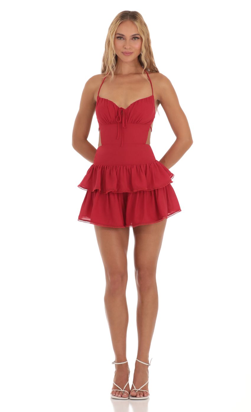Picture Tam Ruffle Romper in Red. Source: https://media.lucyinthesky.com/data/Aug23/850xAUTO/8f73b15c-19f4-4131-85df-dd6bfddd4bb7.jpg