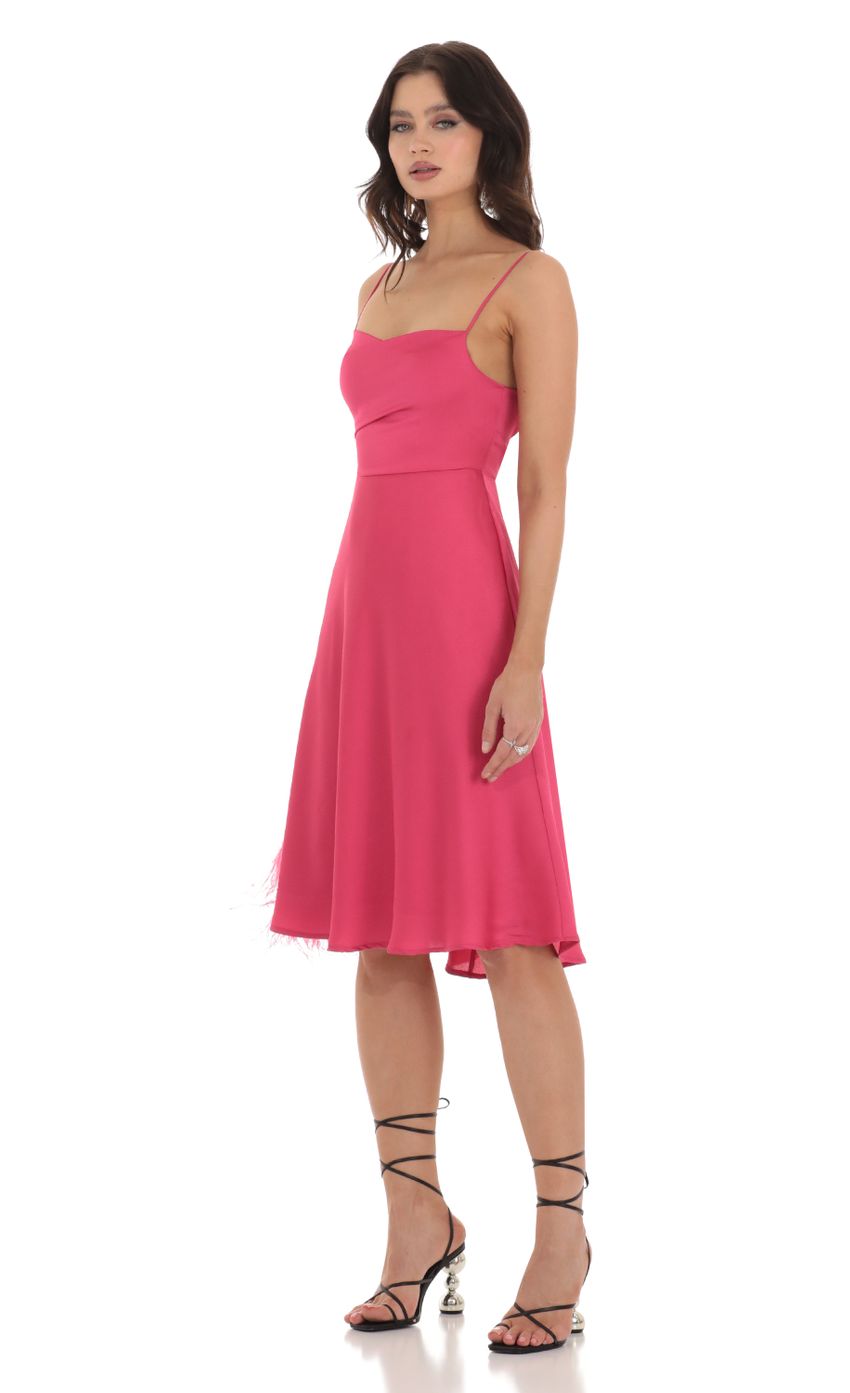 Picture Finnian Satin Dress in Pink. Source: https://media.lucyinthesky.com/data/Aug23/850xAUTO/e3af9f59-ec7c-419f-8cf2-d08671023e56.jpg