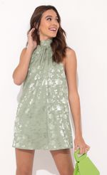 Picture Midnight Halter Dress in Sage. Source: https://media.lucyinthesky.com/data/Dec21_1/150xAUTO/1V9A0069.JPG