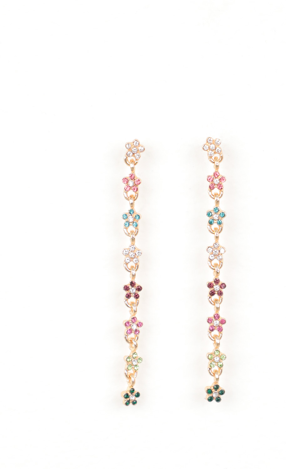 Falling Florals Earrings in Multicolor