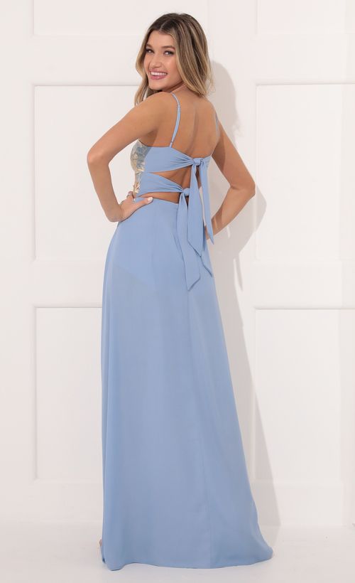 Picture Kingsley Maxi Dress in Baby Blue. Source: https://media.lucyinthesky.com/data/Dec21_1/500xAUTO/1V9A5057.JPG