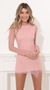 Picture Hanson Polka Dot Mesh Long Sleeve Dress in Pink. Source: https://media.lucyinthesky.com/data/Dec21_1/50x90/1V9A1918.JPG