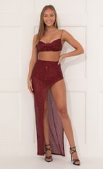 Picture Rylie Two Piece Set in Red Sequin. Source: https://media.lucyinthesky.com/data/Dec21_2/150xAUTO/1V9A3841.JPG