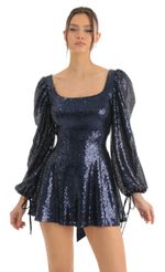 Picture Betty Sequin A-Line Dress in Pink. Source: https://media.lucyinthesky.com/data/Dec22/150xAUTO/a0f885a8-7786-43bd-93db-8b60877f4045.jpg