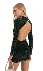 Picture Agnes Velvet Sequin Open Back Dress in Red. Source: https://media.lucyinthesky.com/data/Dec22/150xAUTO/f70f5219-147b-4f66-809a-263bbdbfd750.jpg