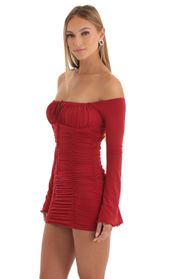 Picture thumb Camden Off The Shoulder Ruched Dress in Red. Source: https://media.lucyinthesky.com/data/Dec22/170xAUTO/146c0a6c-5080-4290-9cc1-6794fc33c367.jpg