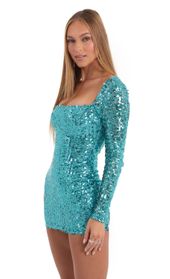Picture thumb Giulia Sequin Mesh Long Sleeve Dress in Blue. Source: https://media.lucyinthesky.com/data/Dec22/170xAUTO/23f7dca9-8ae3-484b-9e61-eb65e4e2be7c.jpg
