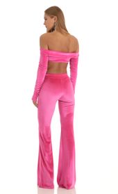 Picture thumb Zayla Velvet Two Piece Pant Set in Hot Pink. Source: https://media.lucyinthesky.com/data/Dec22/170xAUTO/34fc6e82-c4f1-4078-aa6e-1ca718ec692a.jpg