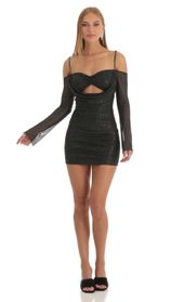 Picture thumb Melaine Glitter Cowl Neck Dress in Black. Source: https://media.lucyinthesky.com/data/Dec22/170xAUTO/351dfa87-f0ea-4010-8920-83f91d5d2cf3.jpg