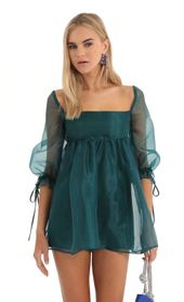 Picture thumb Lula Puff Sleeve Baby Doll Dress in Green. Source: https://media.lucyinthesky.com/data/Dec22/170xAUTO/4519c387-8684-499a-9d69-f7972279b5f3.jpg