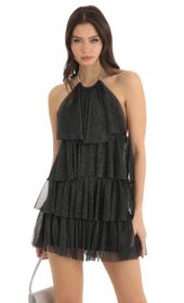 Picture thumb Sindie Mesh Ruffle Dress in Black. Source: https://media.lucyinthesky.com/data/Dec22/170xAUTO/48136641-7730-46b6-b661-3a9f46134281.jpg