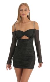 Picture thumb Melaine Glitter Cowl Neck Dress in Black. Source: https://media.lucyinthesky.com/data/Dec22/170xAUTO/541f398b-02b5-4cfe-b713-a7521fadfcd0.jpg